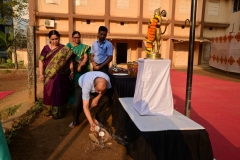 Hon.-Jt.-Secretary-Shri.-H.-Bhatawadekar-Sir-offering-coconut-to-Lord-Hanuman